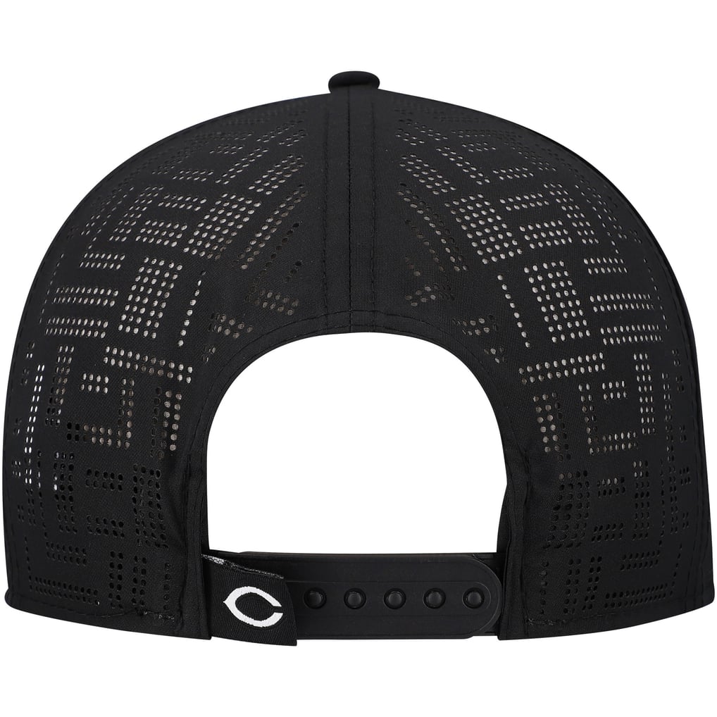 Chicago Bears New Era Hydro 5-Panel 9FIFTY Snapback Hat - Black