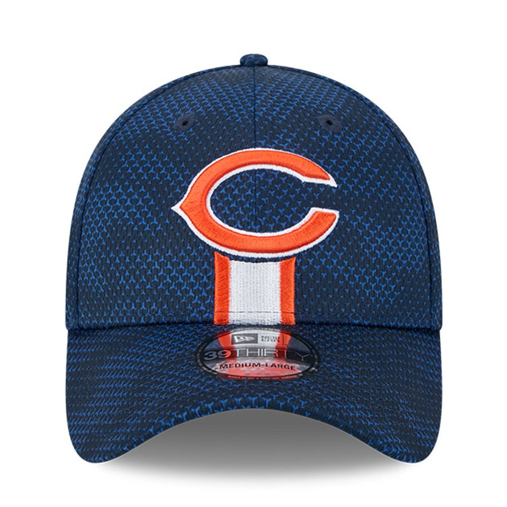 Chicago Bears New Era 2024 Sideline 39THIRTY Flex Hat - Navy