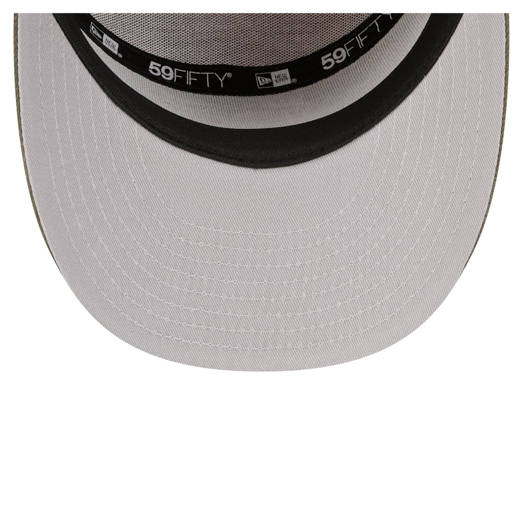 Chicago Bears New Era Two-Tone Color Pack Split Panel 59FIFTY Fitted Hat - Olive/Brown