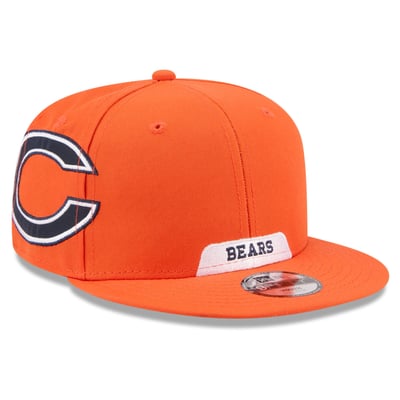 Chicago Bears New Era 2026 Rivalries Collection Fan Pack Helmet 9FIFTY Snapback Hat - Orange