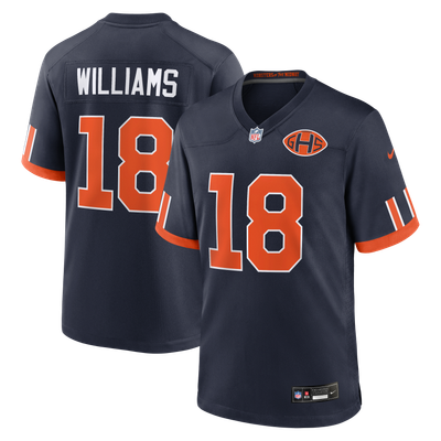 Caleb Williams Chicago Bears Nike 2026 Rivalries Collection Game Jersey - Navy