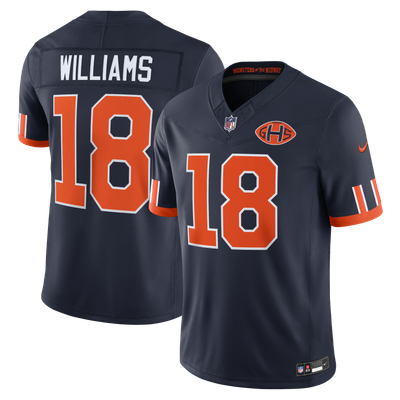 Caleb Williams Chicago Bears Nike 2026 Rivalries Collection Stitched Limited Jersey - Navy