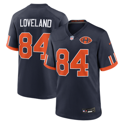 Colston Loveland Chicago Bears Nike 2026 Rivalries Collection Game Jersey - Navy