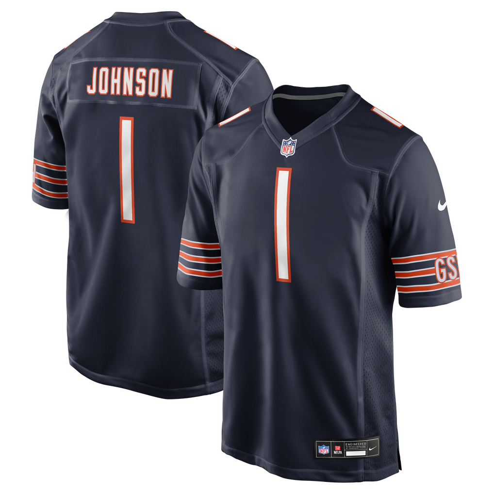 Jaylon Johnson Chicago Bears Nike  Game Jersey -  Navy
