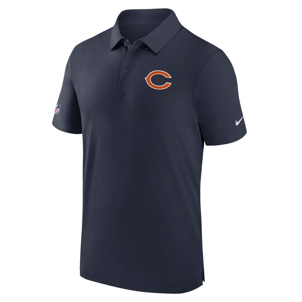 Chicago Bears Nike Sideline Coaches Performance Polo - Navy