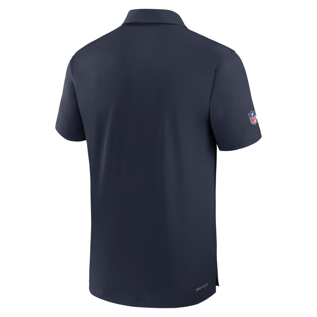 Chicago Bears Nike Sideline Coaches Performance Polo - Navy