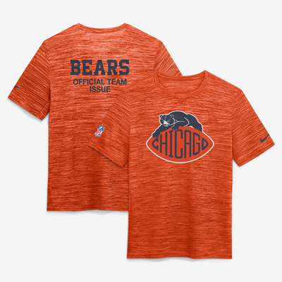  Chicago Bears Nike 2026 Rivalries Collection Sideline Velocity T-Shirt - Orange
