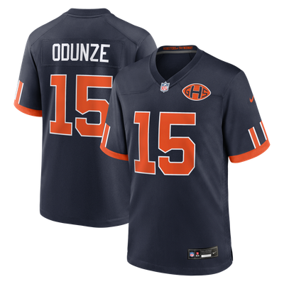 Rome Odunze Chicago Bears Nike 2026 Rivalries Collection Game Jersey - Navy