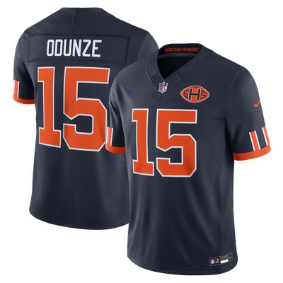 Rome Odunze Chicago Bears Nike 2026 Rivalries Collection Stitched Limited Jersey - Navy