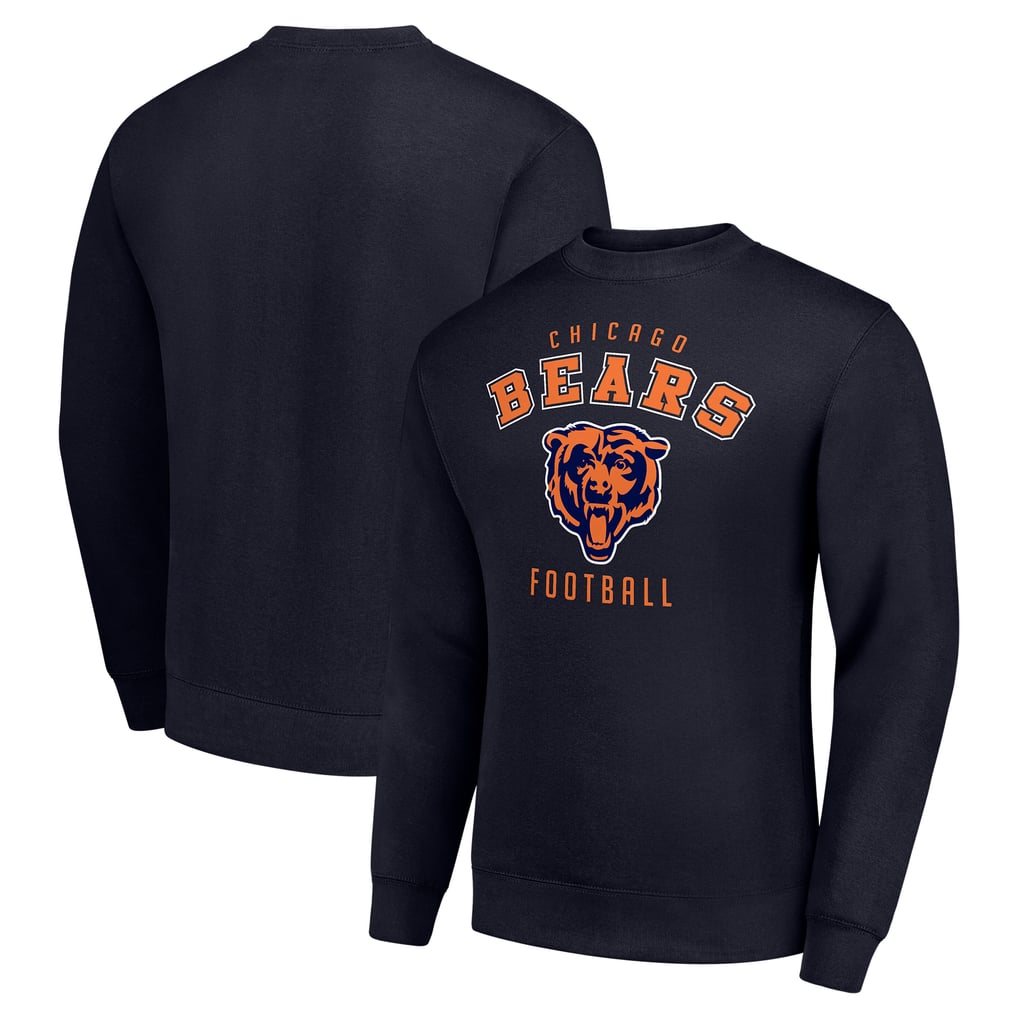 Chicago Bears Starter Team Logo Pullover Sweatshirt - Navy