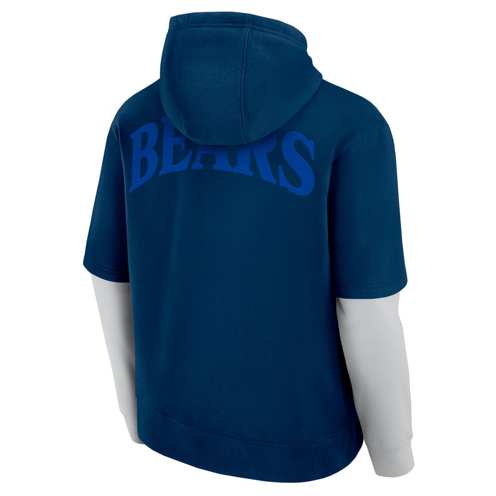  Chicago Bears Fanatics Unisex  Sleek Elements Pullover Hoodie - Navy