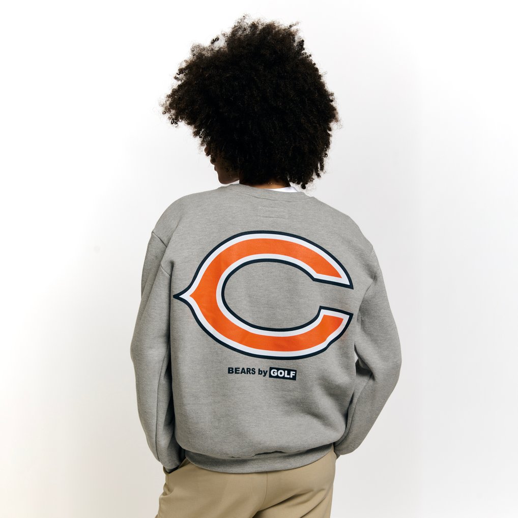 Chicago Bears Golf Wang Unisex Sweatshirt - Heather Gray