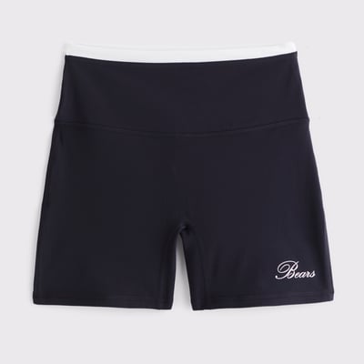 Chicago Bears Abercrombie & Fitch Women's YPB studioFLEX Bike Short - Navy