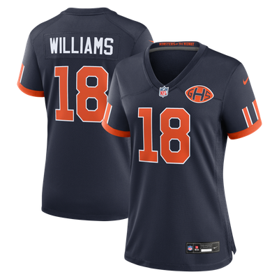 Caleb Williams Chicago Bears Nike Women's 2026 Rivalries Collection Game Jersey - Navy