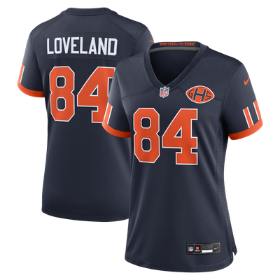 Colston Loveland Chicago Bears Nike Women's 2026 Rivalries Collection Game Jersey - Navy