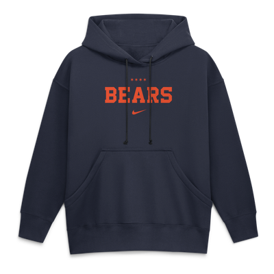  Chicago Bears Nike Women's 2026 Rivalries Collection Oversized Pullover Hoodie - Navy