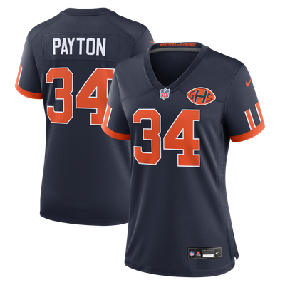 Walter Payton Chicago Bears Nike Women's 2026 Rivalries Collection Game Jersey - Navy