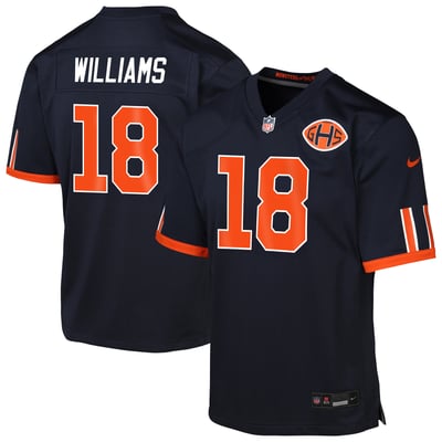 Caleb Williams Chicago Bears Nike Youth 2026 Rivalries Collection Game Jersey - Navy
