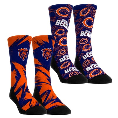  Chicago Bears Rock Em Socks Youth Game Day Two-Pack Crew Sock Set