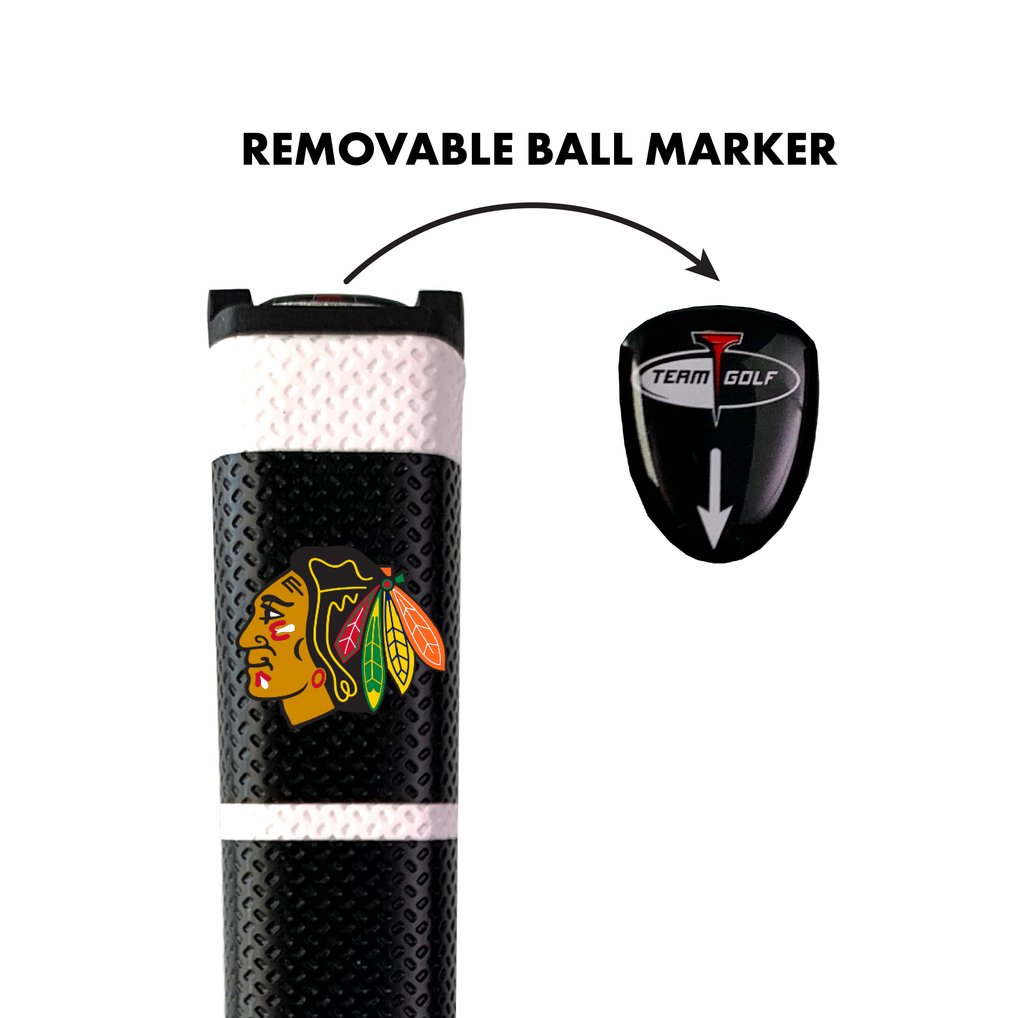 Chicago Blackhawks Logo Golf Putter Grip