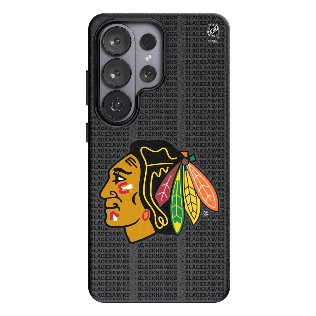 Chicago Blackhawks Keyscaper Text Backdrop Galaxy Magnetic Bump Case