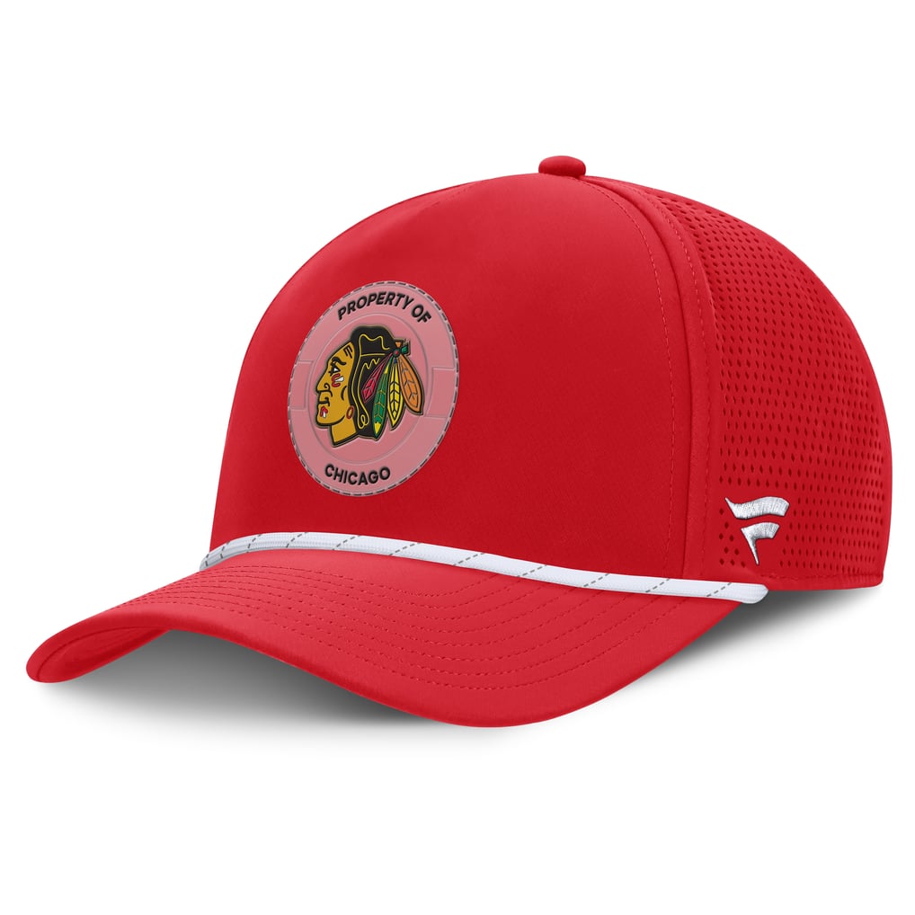 Chicago Blackhawks Fanatics Centennial Pinched Front Adjustable Hat - Red
