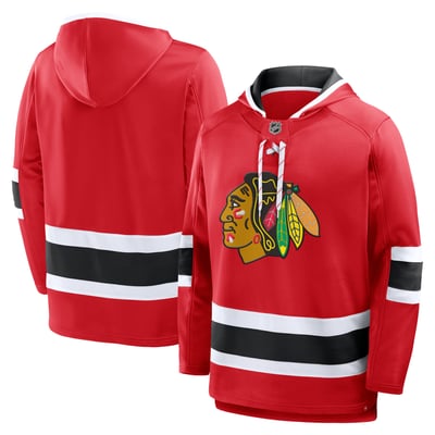 Chicago Blackhawks Fanatics Prime Time Fleece Hoodie - Red
