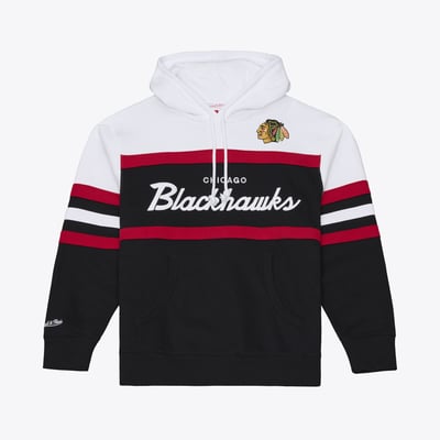 Chicago Blackhawks Mitchell & Ness Head Coach Hoodie - Black
