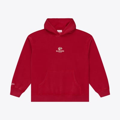 Chicago Blackhawks Mitchell & Ness Core Essentials Hoodie - Red
