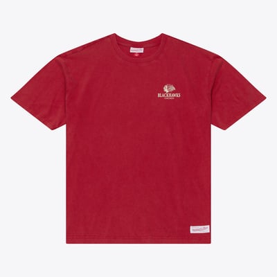 Chicago Blackhawks Mitchell & Ness Core Essentials T-Shirt - Red

