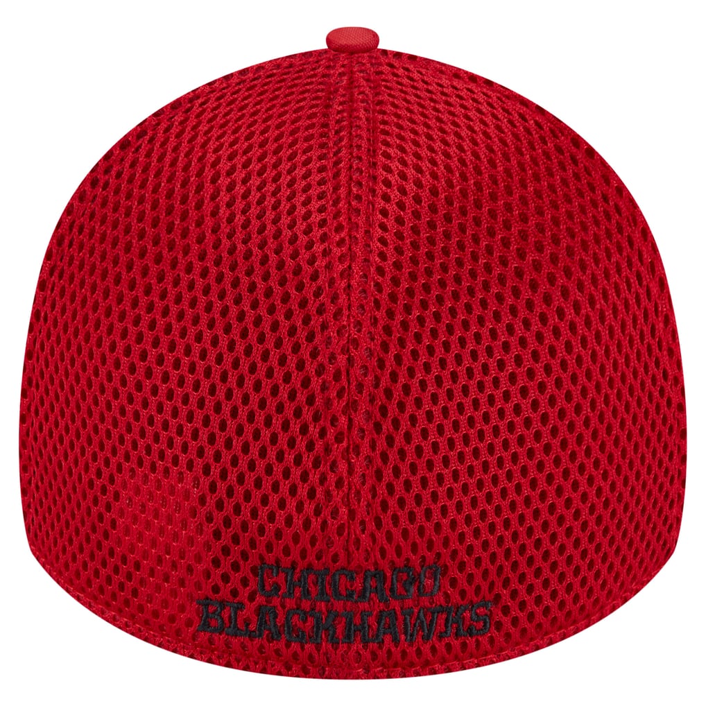  Chicago Blackhawks New Era Active Subtle Camo 39THIRTY Flex Hat - Red