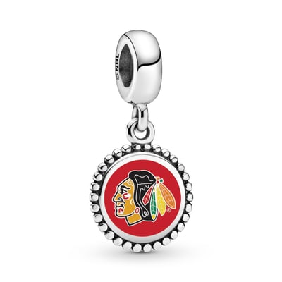 Chicago Blackhawks Pandora Modern Color Dangle Charm