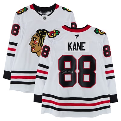 Patrick Kane Chicago Blackhawks Autographed Fanatics Authentic White Fanatics Premium Jersey