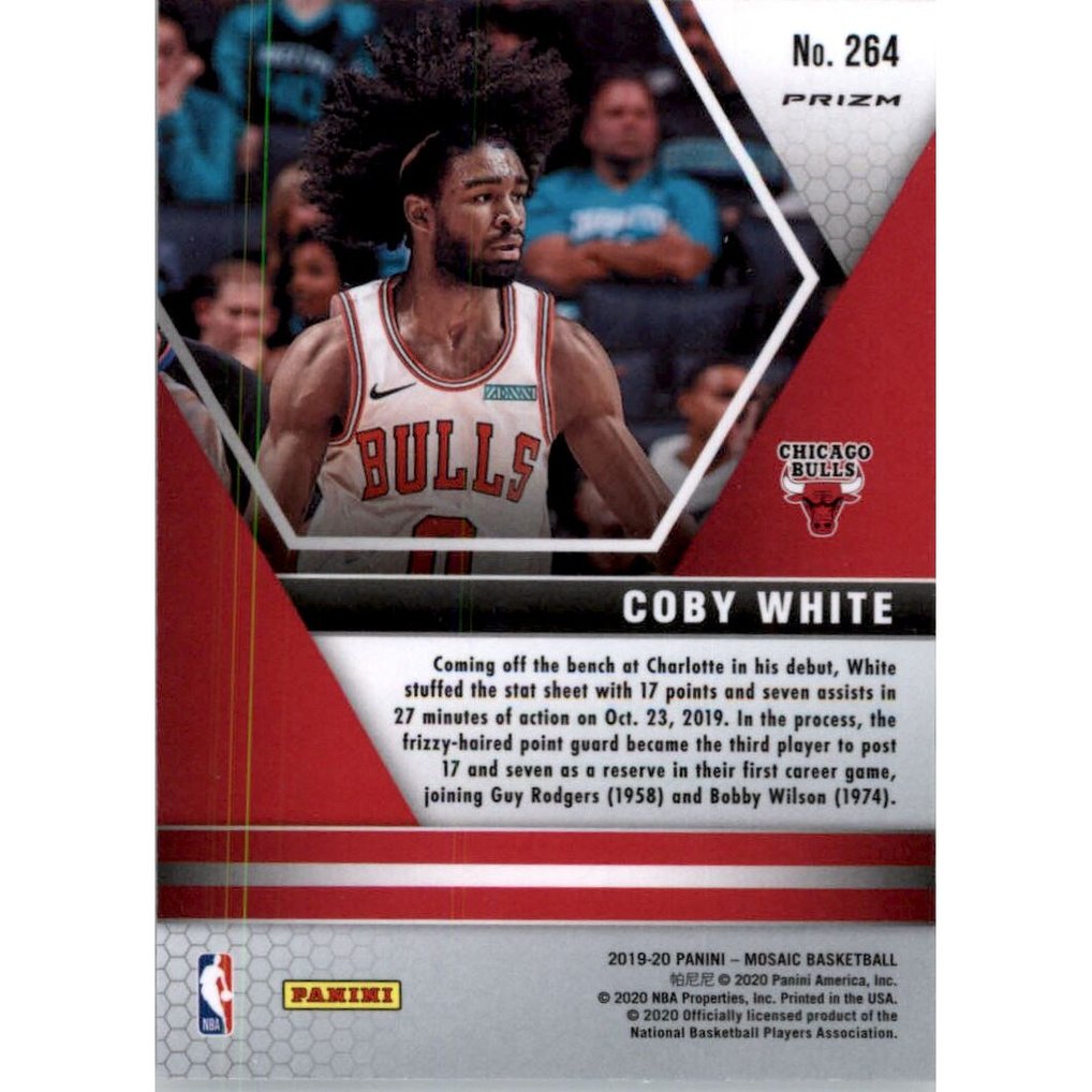 2019-20 Panini Mosaic Silver #264 Coby White