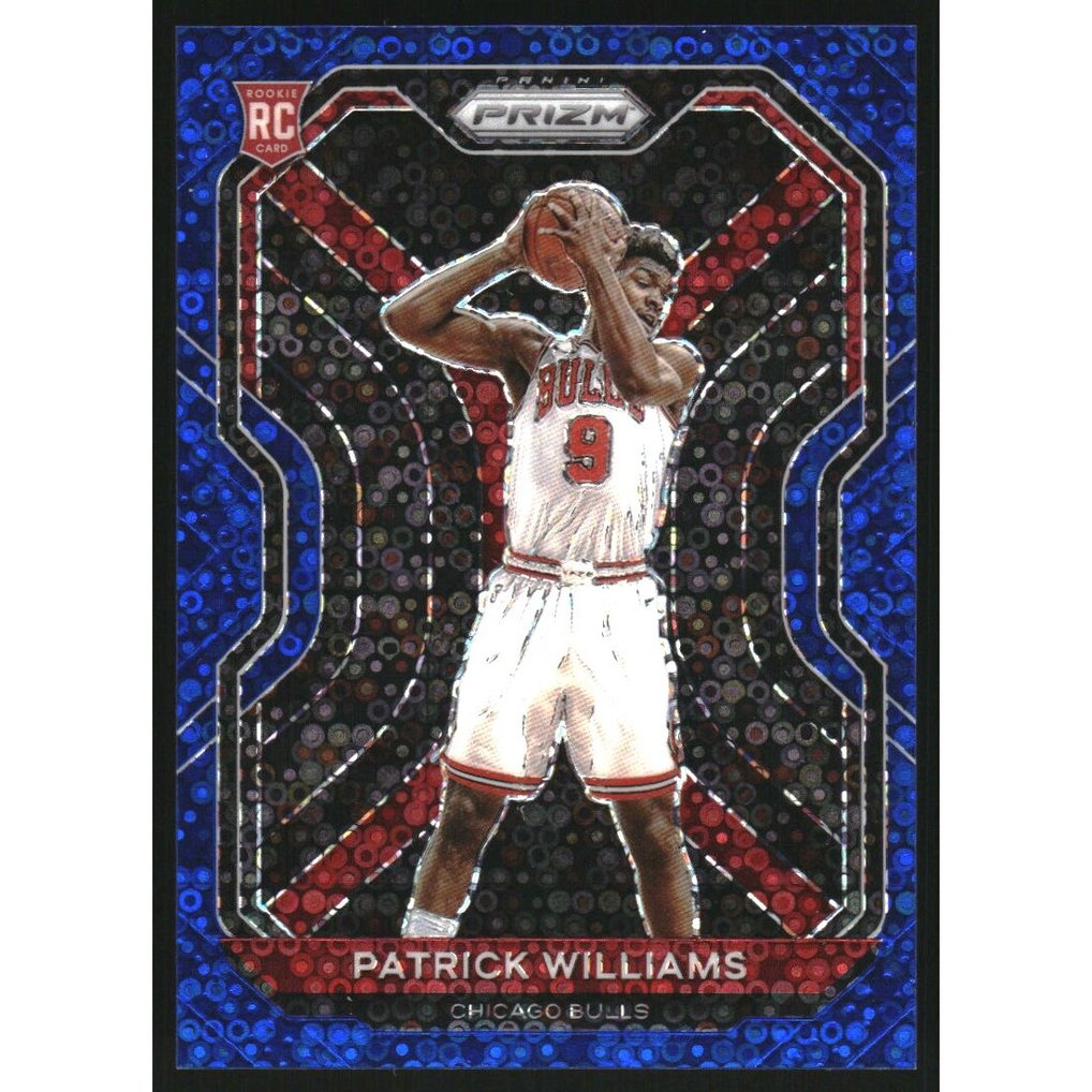 2020-21 Panini Prizm Prizms Fast Break Blue #288 Patrick Williams