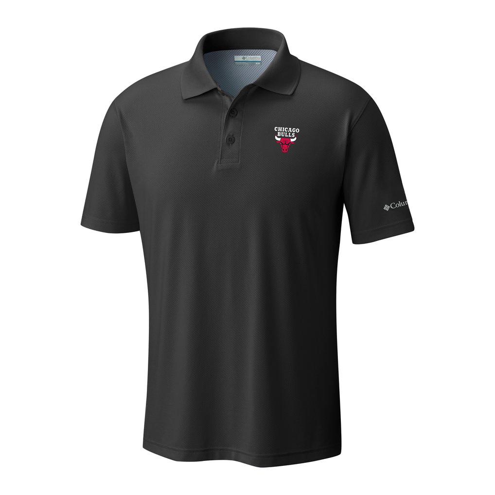  Chicago Bulls Columbia Low Drag Offshore Polo - Black