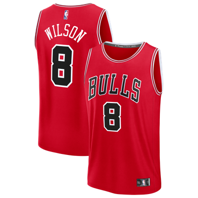 Caleb Wilson Chicago Bulls Fanatics 2026 NBA Draft First Round Pick Fast Break Jersey - Icon Edition - Red