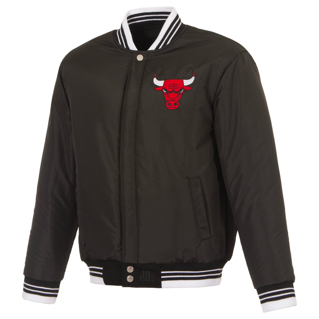 Chicago Bulls JH Design Gothic Full-Button Jacket - Black