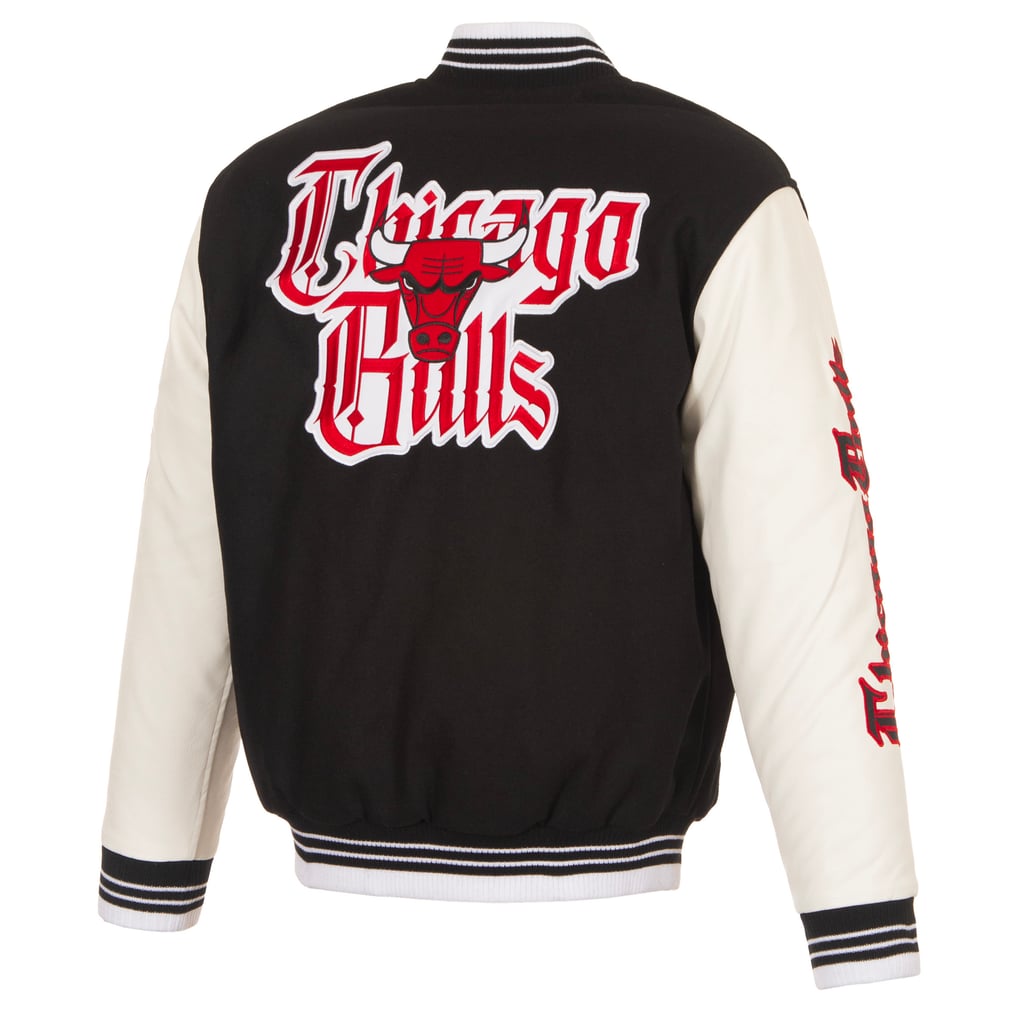 Chicago Bulls JH Design Gothic Full-Button Jacket - Black