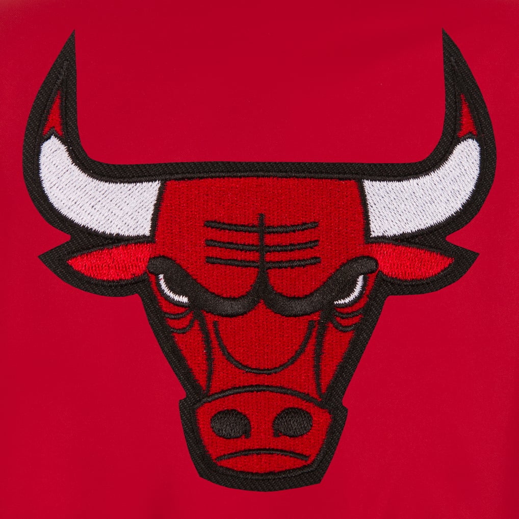 Chicago Bulls JH Design Poly-Twill Full-Snap Jacket - Red