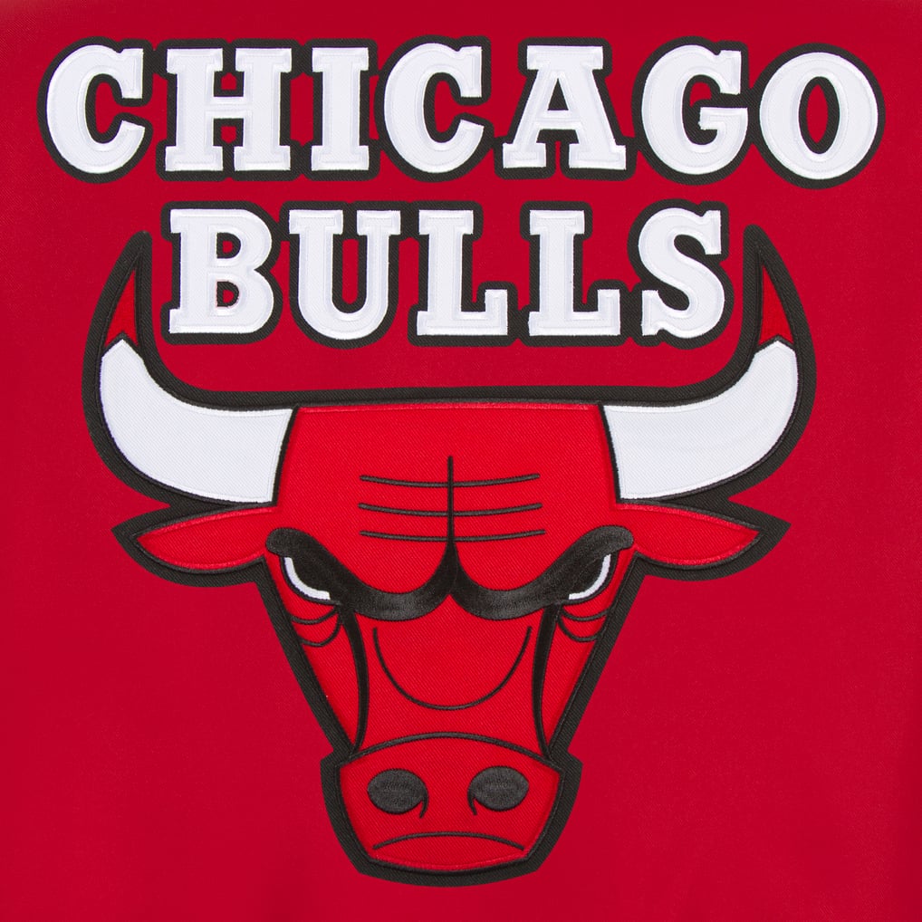 Chicago Bulls JH Design Poly-Twill Full-Snap Jacket - Red