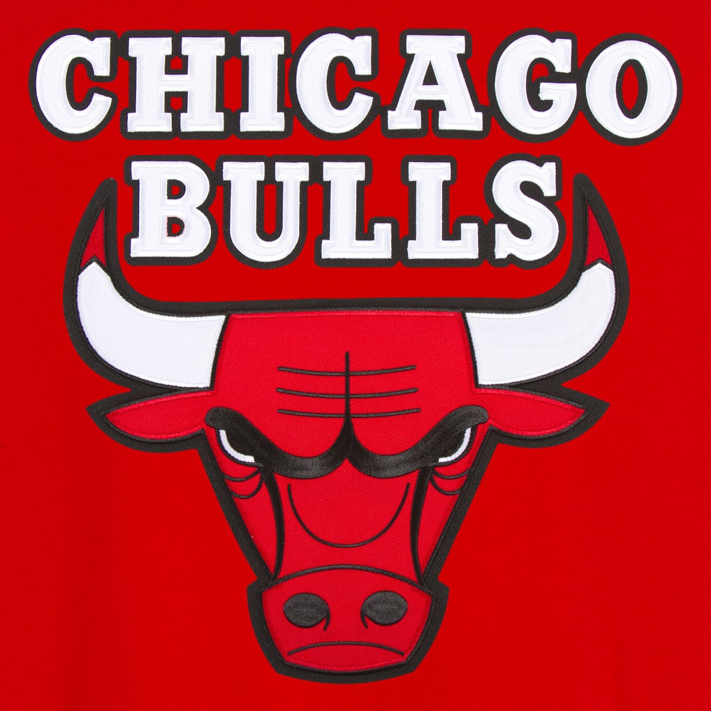 Chicago Bulls JH Design Reversible Varsity Full-Snap Jacket - Red