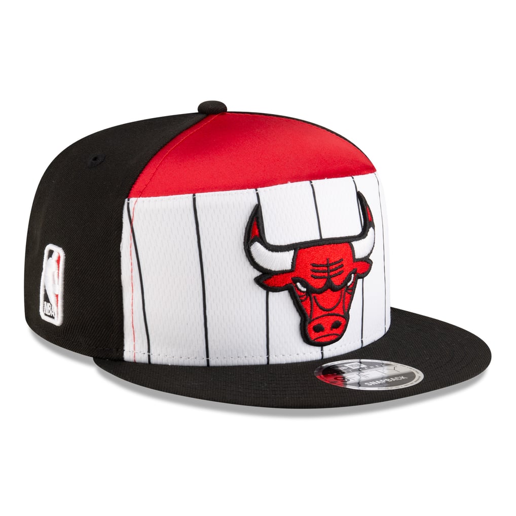  Chicago Bulls New Era 2025 NBA Tip Off Split Panel 9FIFTY Snapback Hat - White/Black