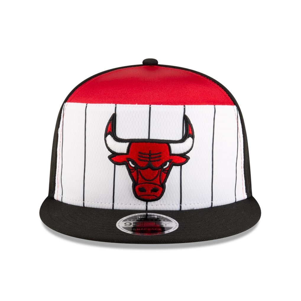  Chicago Bulls New Era 2025 NBA Tip Off Split Panel 9FIFTY Snapback Hat - White/Black