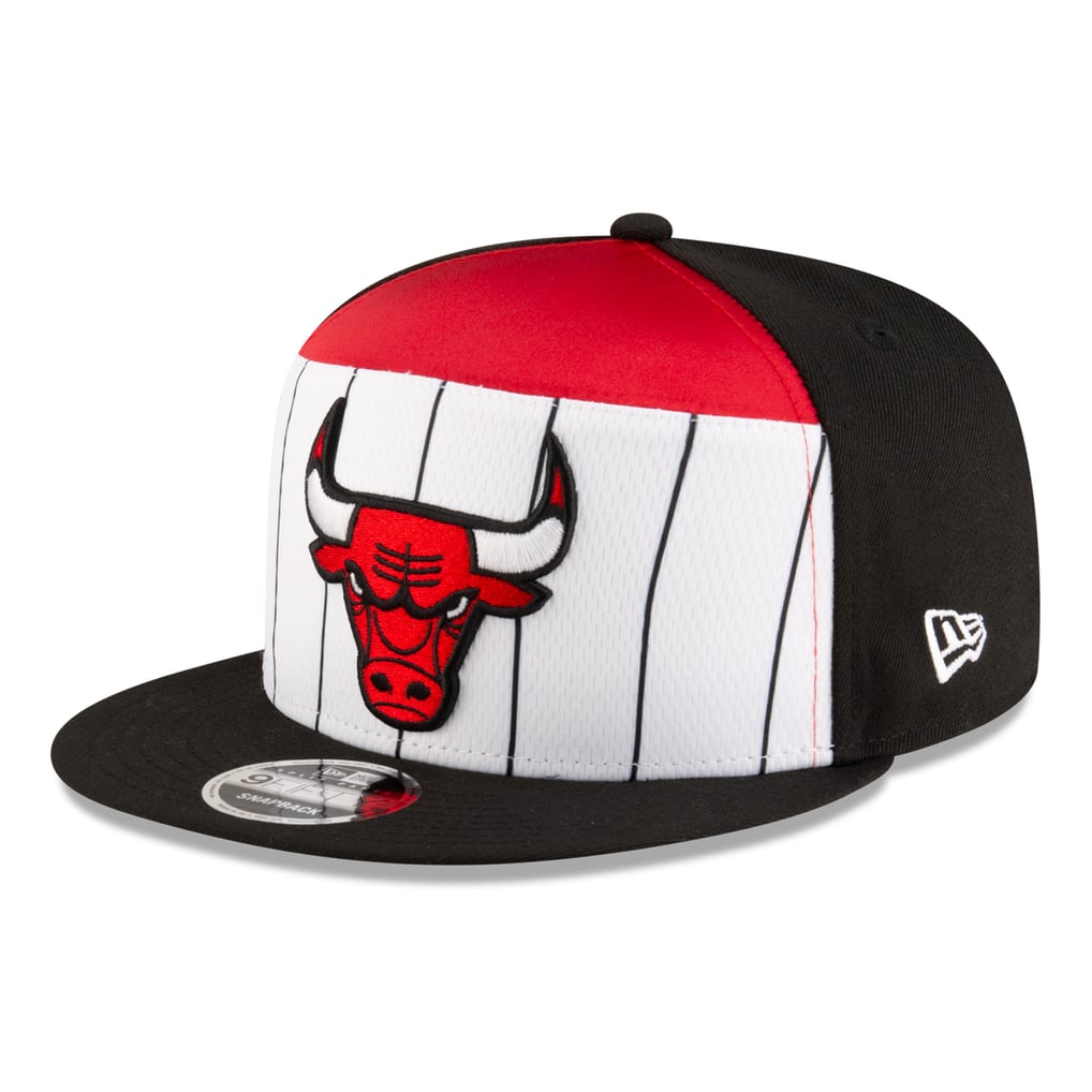  Chicago Bulls New Era 2025 NBA Tip Off Split Panel 9FIFTY Snapback Hat - White/Black