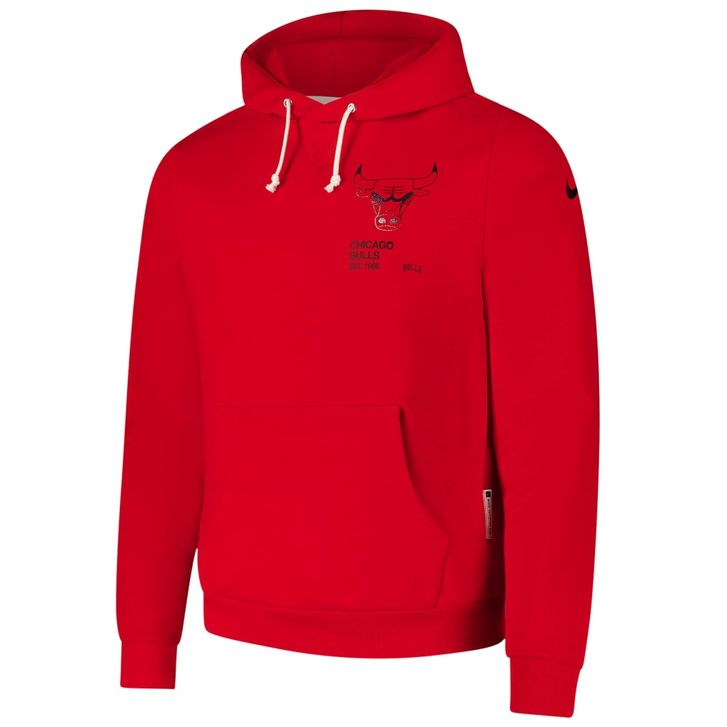 Chicago Bulls Nike Courtside Standard Issue Premium Performance Pullover Hoodie - Red