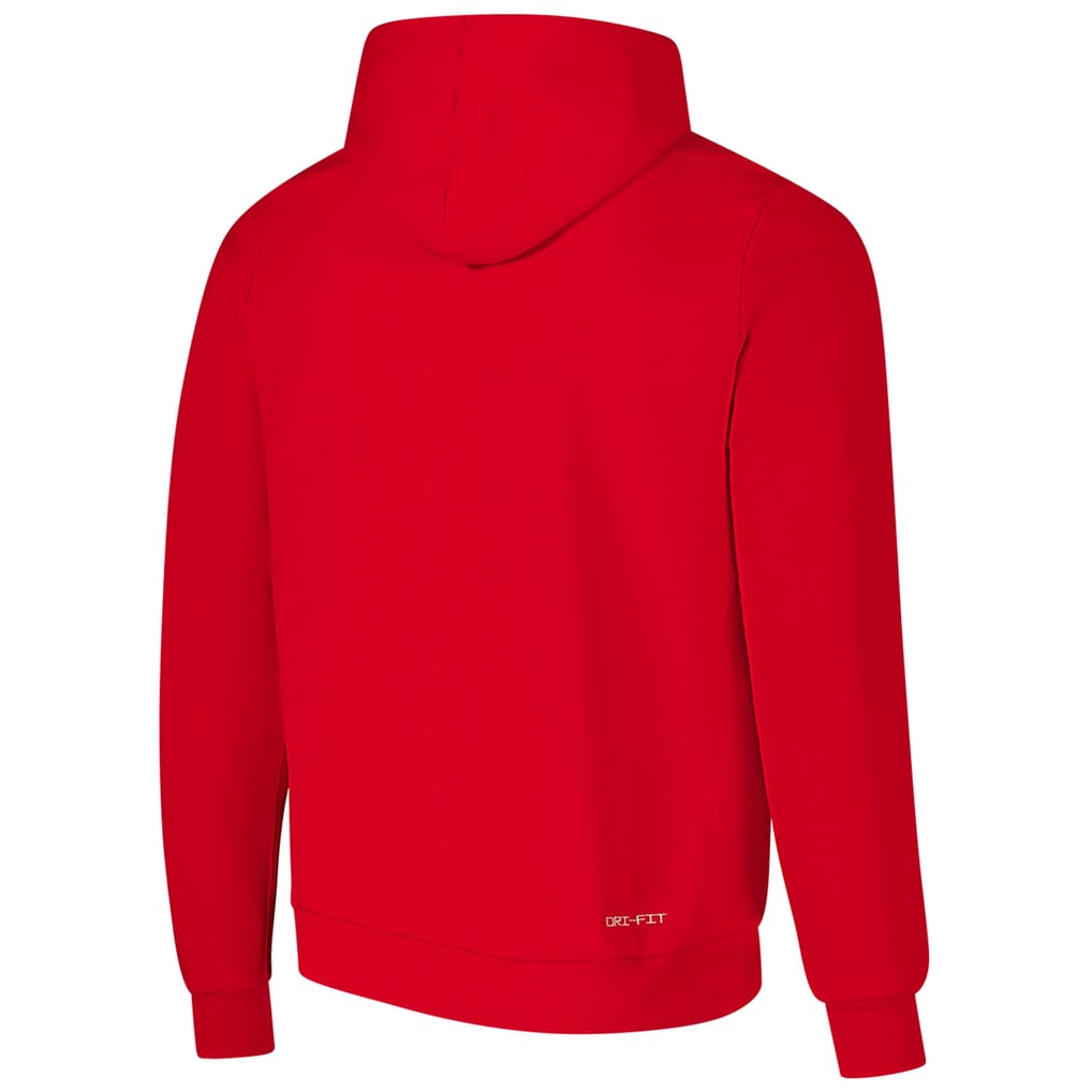 Chicago Bulls Nike Courtside Standard Issue Premium Performance Pullover Hoodie - Red