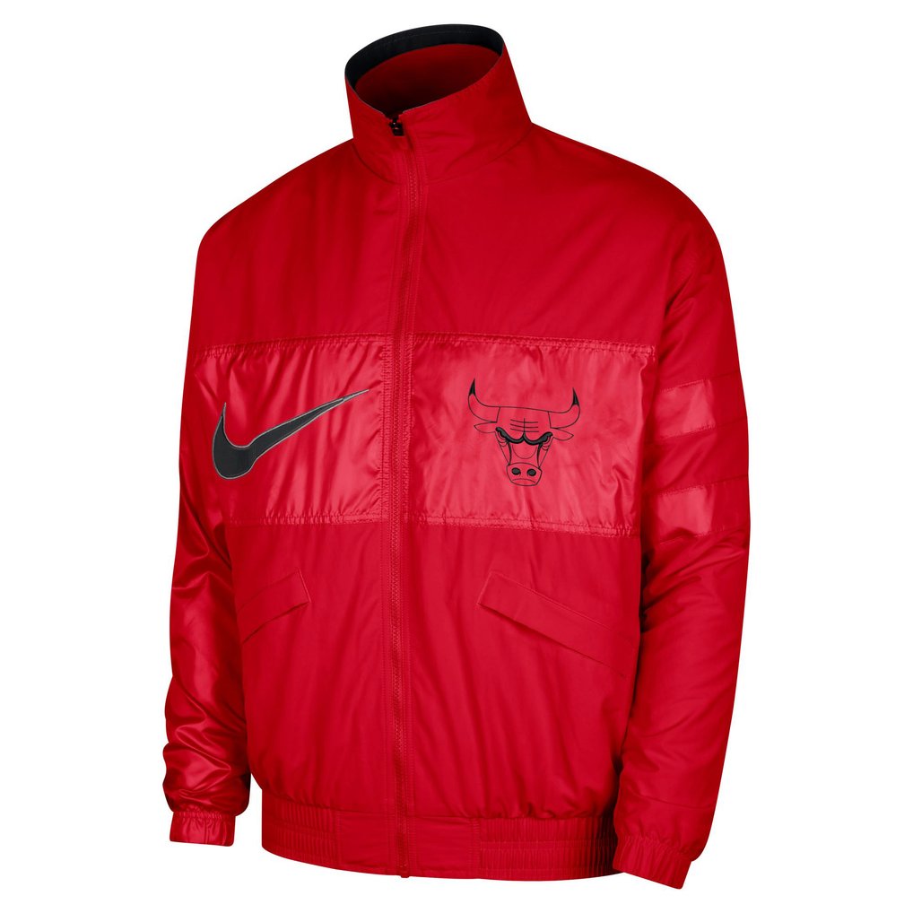 Chicago Bulls Nike Courtside Versus Capsule Full-Zip Jacket - Red