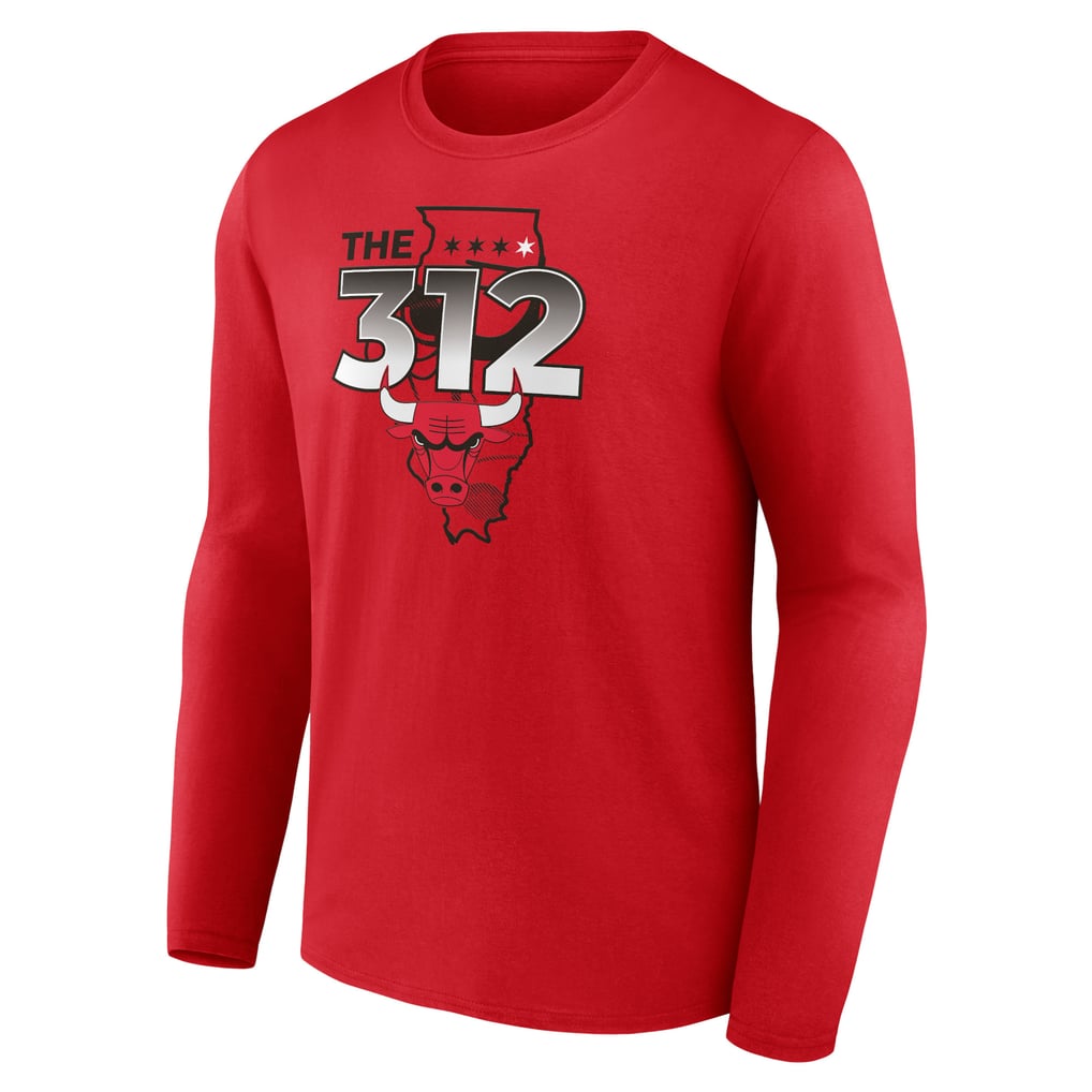 Chicago Bulls Pick & Roll Coverage Long Sleeve T-Shirt - Red