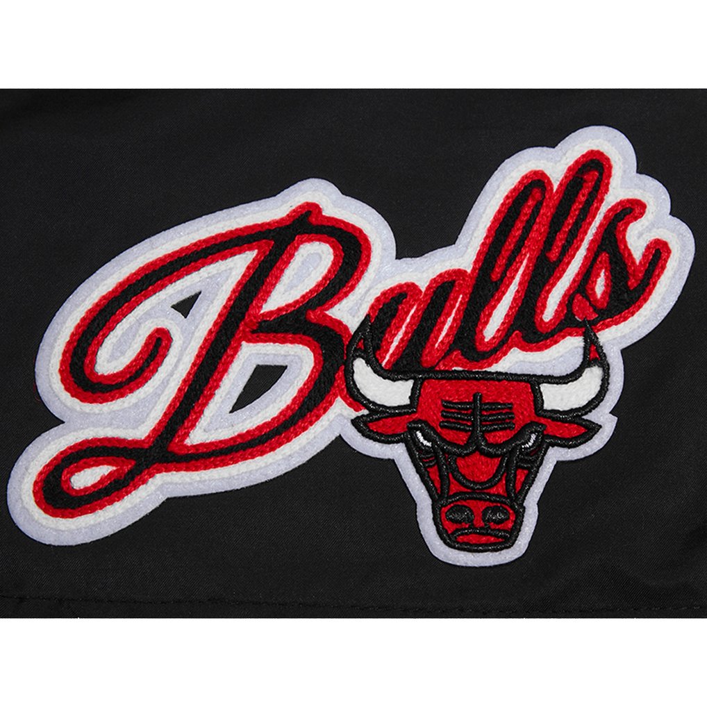  Chicago Bulls Pro Standard Women's Script Woven Shorts - Black